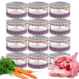 PERRO Gourmet Królik z marchewką dla psów dorosłych 12x200 g