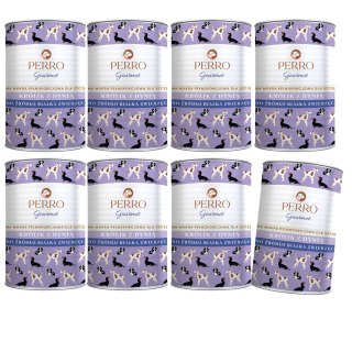 PERRO JUNIOR Gourmet Królik z dynią 8x400g