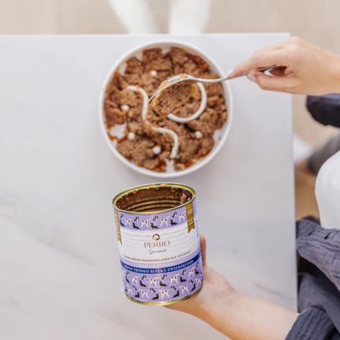 PERRO JUNIOR Gourmet Królik z dynią 8x400g