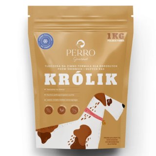 PERRO Królik 1kg Karma dla Psa Tłoczona na Zimno Bezzbożowa M/L