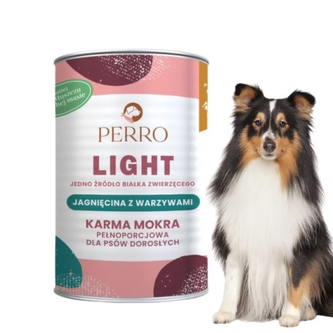 PERRO LIGHT Jagnięcina z warzywami PERRO 400g monobiałkowa