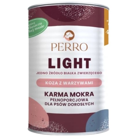 PERRO LIGHT ZESTAW WSZYTKICH SMAKÓW 10X400 JAGNIĘCINA JELEŃ KOZA INDYK