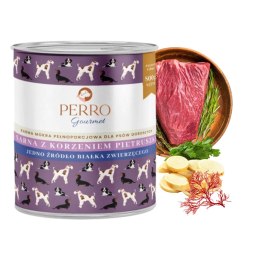 PERRO Mokra Karma dla Psów Dorosłych Sarna z Pietruszką 800g