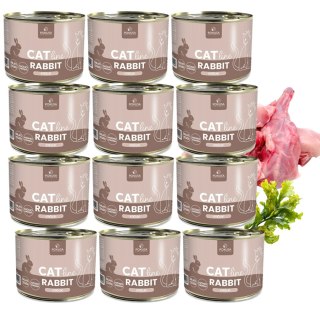 POKUSA CatLine karma mokra Rabbit / Królik 12x200g