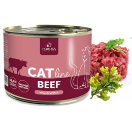 POKUSA CatLine - wołowina - karma mokra dla kotów dorosłych 200 g