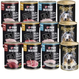 Pan Mięsko 12x400 Mix Smaków FLIPPER