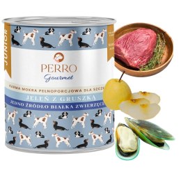 Perro JUNIOR Jeleń z Gruszką Junior 800g karma dla szczeniąt