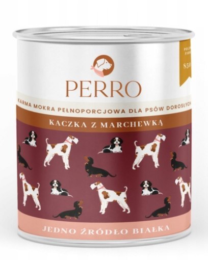 Perro Kaczka z Marchewką 6x800g