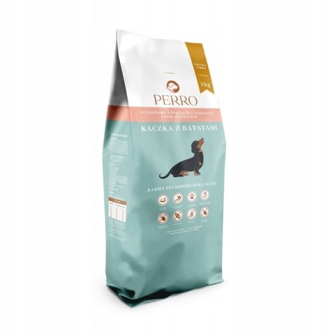 Perro Kaczka z batatami małe rasy sucha karma dla psów z alergią 3 kg