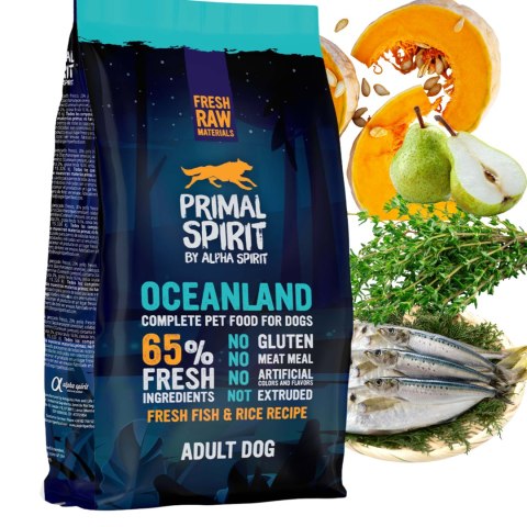 Primal Spirit Oceanland 1kg 45% półmiękka karma dla psa