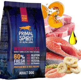 Primal Spirit Wilderness 60% 1 kg karma dla psa tłoczona na zimno