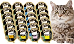 SHEBA MIX SMAKÓW ZESTAW 24x85 g zestaw tacek najlepsze smaki dla kota