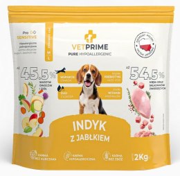 VETPRIME Indyk z Jabłkiem M/L 2kg