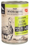 Wiejska Zagroda Karma mokra dla psa Kaczka z gruszką (dorosły) 400g