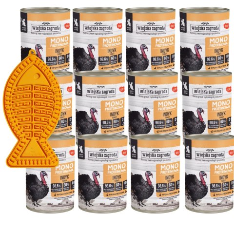 Wiejska Zagroda Monobiałkowa Indyk dla kociat 12x400