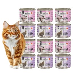 Wiejska Zagroda Zestaw Mono 12x200 Wieprzowina i Przepiórka Ulubione Smaki