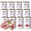 ZESTAW Puszki Brit Mono Protein Lamb zestaw 12x400g