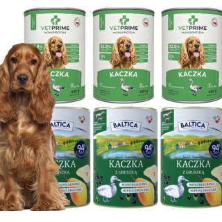BALTICA MONOPROTEINOWA KACZKA PAKIET PRÓBNY VETPRIME 6X400