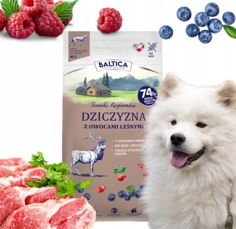 BALTICA SMAKI REGIONÓW Dziczyzna z owocami leśnymi M/L 3kg