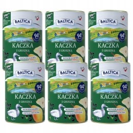 Baltica Kaczka z Gruszką 6x400 mokra karma dla psa dorosłego pyszna