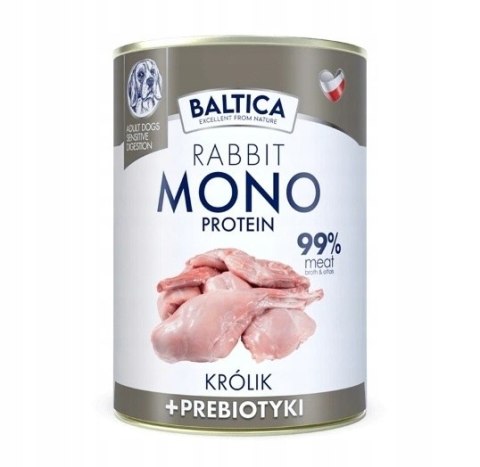 Baltica Nutraceutic 12x400 MONOBIAŁKOWA lamb rabbit ZESTAW VETPRIME MONO