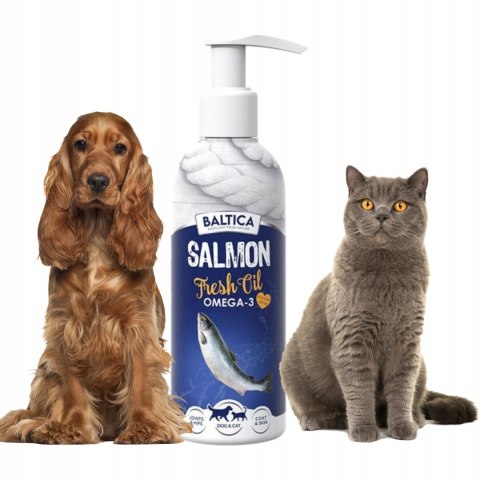 Baltica olej z łososia Salmon Fresh Oil 200ml OMEGA-3 ZDROWIE I WITALNOŚĆ