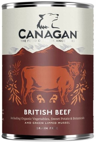 Canagan Beef Stew 400g Karma Mokra dla Psa Wołowina Bezzbożowa
