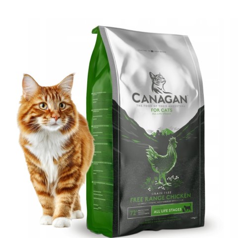 Canagan Kurczak 375g Karma dla Kota Bezzbożowa Free Range Chicken