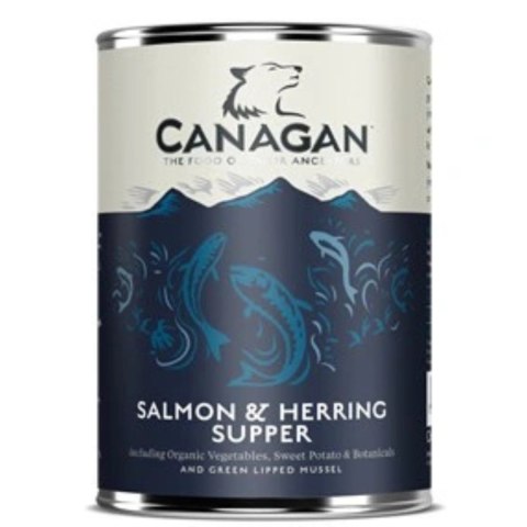 Canagan Salmon & Herring 400g Karma Mokra dla Psa Bezzbożowa