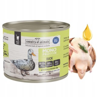 Country of Animals Cat Wet Food Monoprotein Duck 200