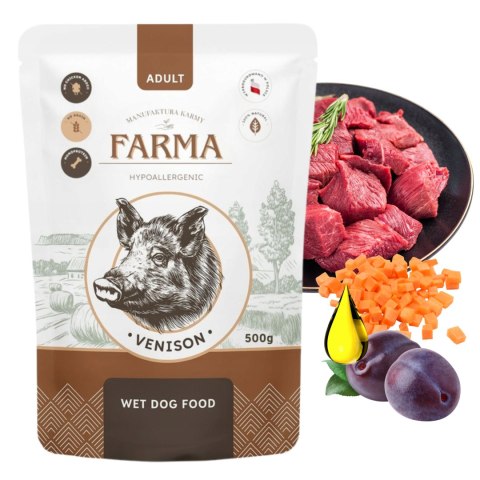 FARMA Manufaktura Dziczyzna 500g - Saszetka Premium