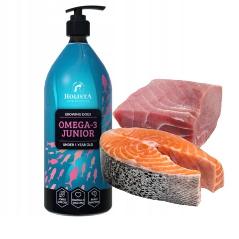 Holista Omega3 Junior Oil 1000ml olej dla szczeniąt