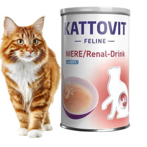 Kattovit NIERE RENAL Drink kawałki mięska 135ml Kaczka