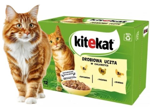 Kitekat Drobiowa Uczta 12x85g