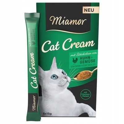 Miamor Cat Cream pasta zdrobiem i warzywami