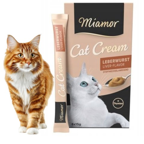 Miamor Cat Snack pasta z wątróbką LIVER 6X15G