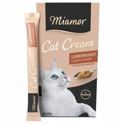 Miamor Cat Snack pasta z wątróbką LIVER 6X15G