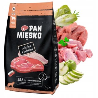 Mr Meaty Dog Dry Food Veal with Turkey M 3kg