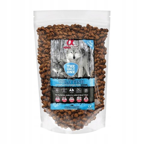 NA WAGĘ ALPHA SPIRIT Wild fish Pełnoporcjowa sucha miękka karma dla psów 1kg