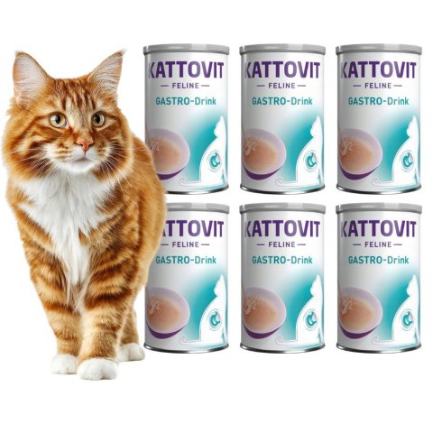 PAKIET KATTOVIT Gastro-Drink kurczak 24X135ml na zaburzenia żołądkowo-jelitowe