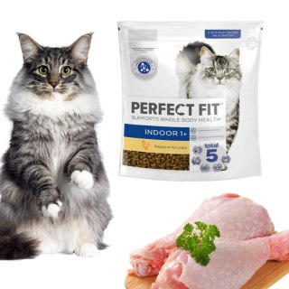 PERFECT FIT INDOOR ADULT 750G SUCHA KARMA DLA DOROSŁEGO KOTA Z KURCZAKIEM