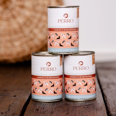PERRO Dorsz z marchewką 800g