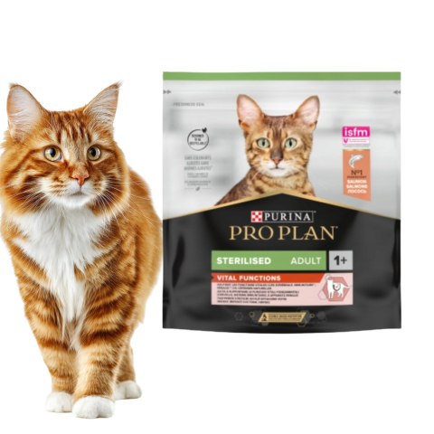 PRO PLAN Sterilised Vital Functions Łosoś 400 g dla kota