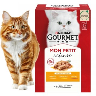 PURINA GOURMET MON PETIT DROBIOWE SMAKI DLA KOTA 6x50g
