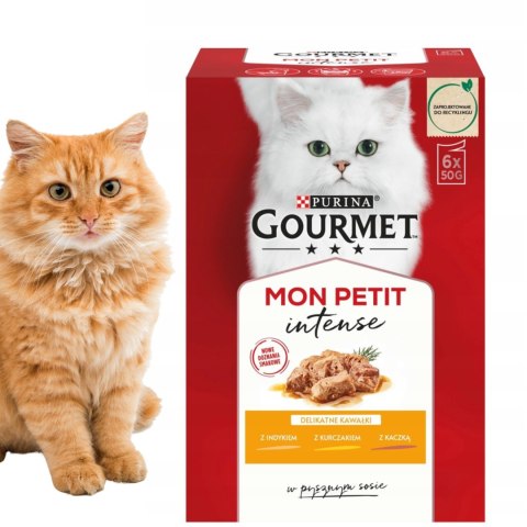 PURINA GOURMET MON PETIT MIX SMAKÓW DLA KOTA 36x50g