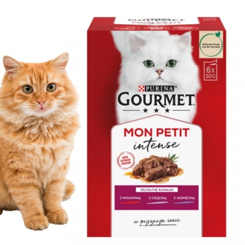 PURINA GOURMET MON PETIT MIX SMAKÓW DLA KOTA 72x50g