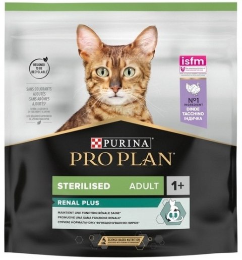 PURINA PRO PLAN Sterilised Renal Adult Indyk 400 g dla kota