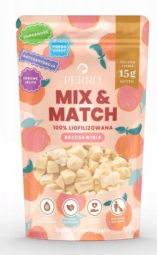 Perro Mix & Match Liofilizowana Brzoskwinia 15g zdrowe smaczki