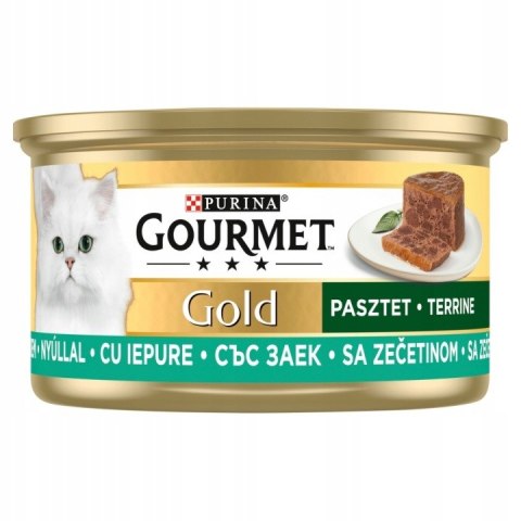 Purina GOURMET GOLD królik w pasztecie 85g