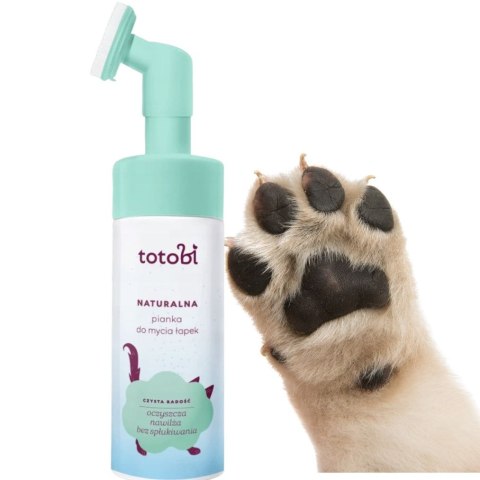 Totobi Naturalna pianka do mycia łapek dla psa i kota, 200 ml